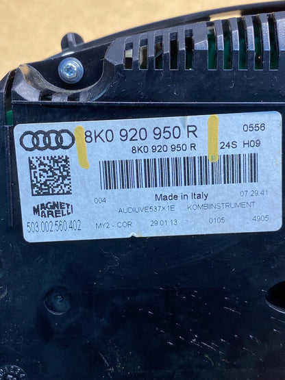 2013 Audi A4 Speedometer Cluster Gauge ah7160 DG6