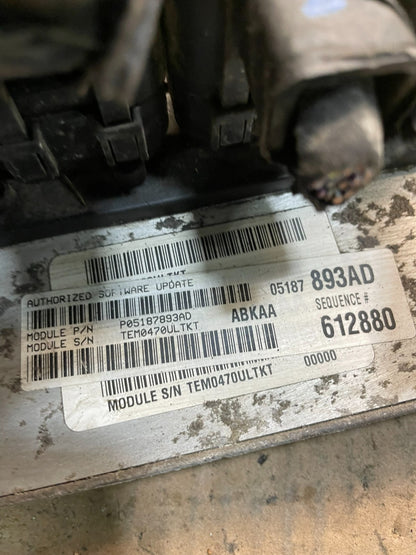 2010 Dodge RAM 1500 3.7L ECU ECM Engine Control Computer u1932 DG3