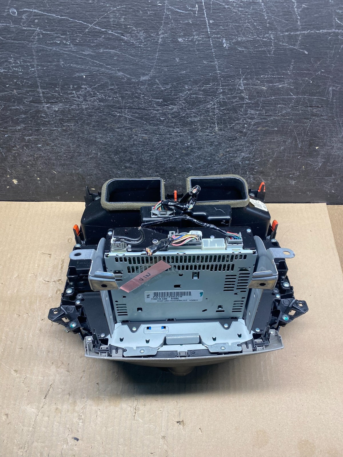 2008 - 2012 Honda Accord Front Radio Control AM./FM CD Climate Control AI4792 DG5