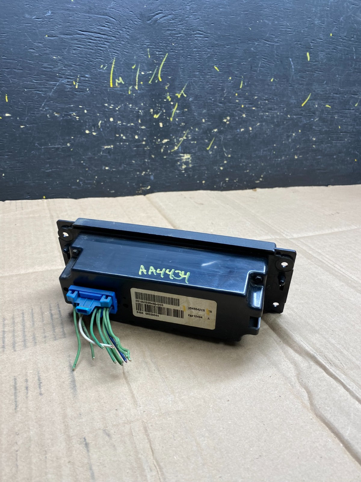 International Navistar 4300 Climate Control Heater Fan Panel  AA4434 DG3