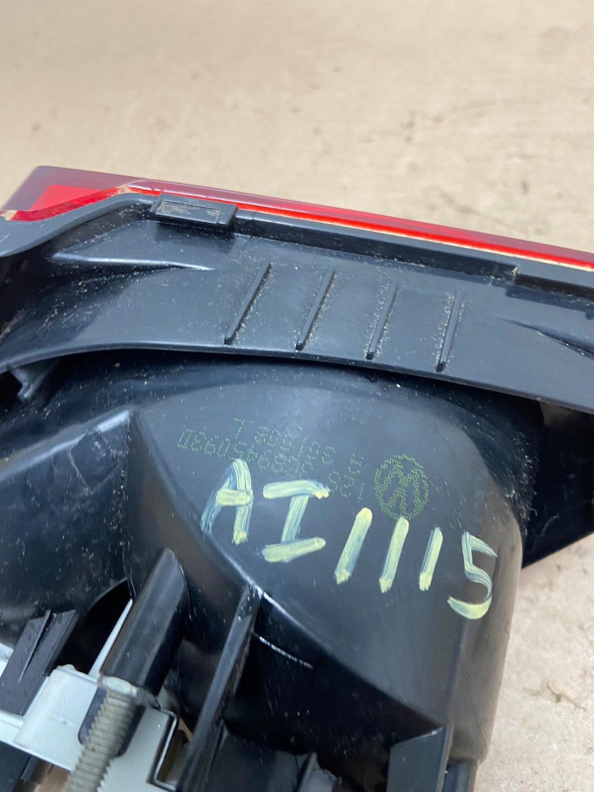 2009-2012 Volkswagen CC Left Driver LH Side Tail Light Inner Trunk AI1115 LK6