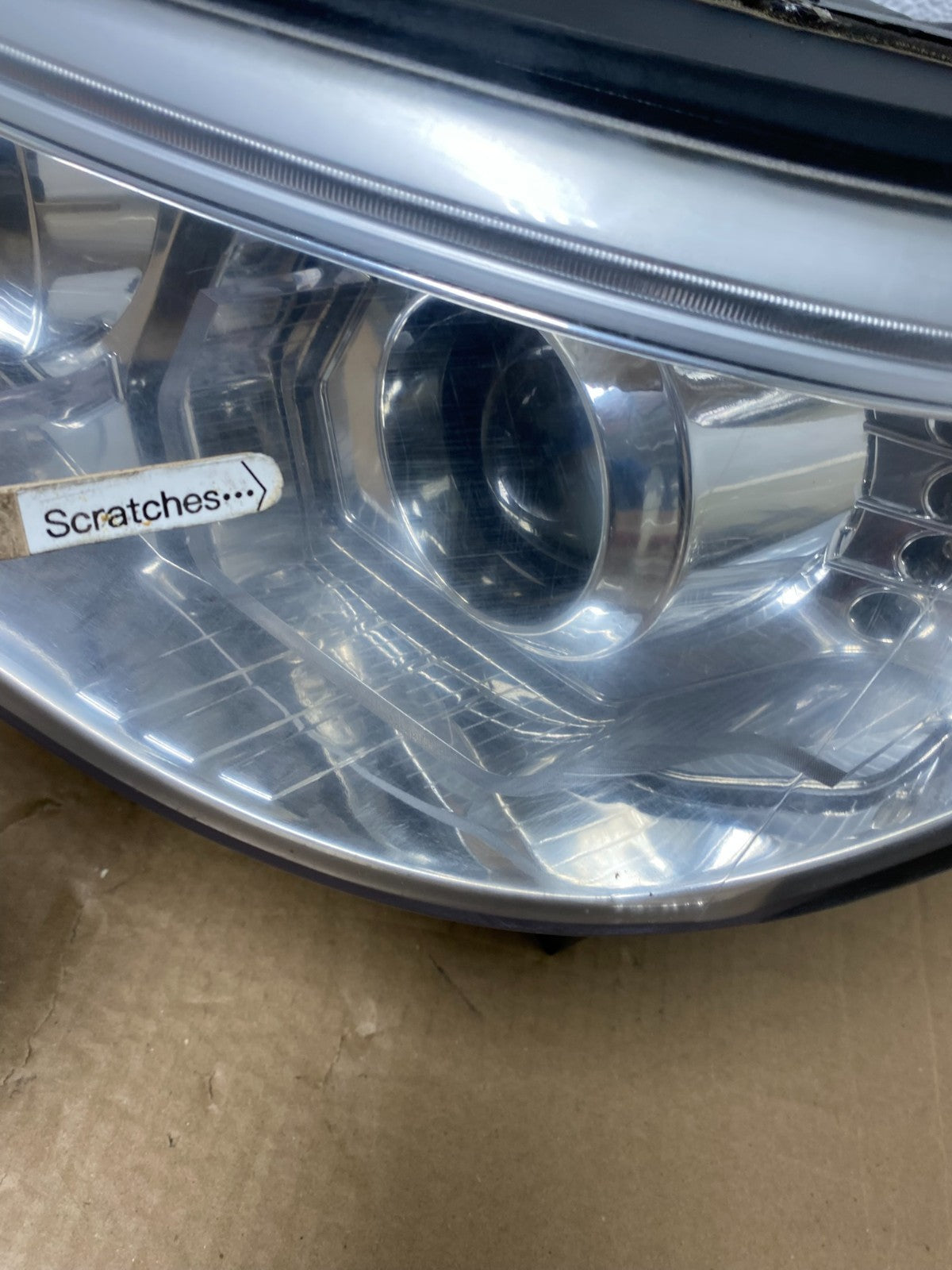 2008 - 2010 Bmw 5 Series 535I 550 Left+Right Set Chrome LED Headlights AC4003 DG4