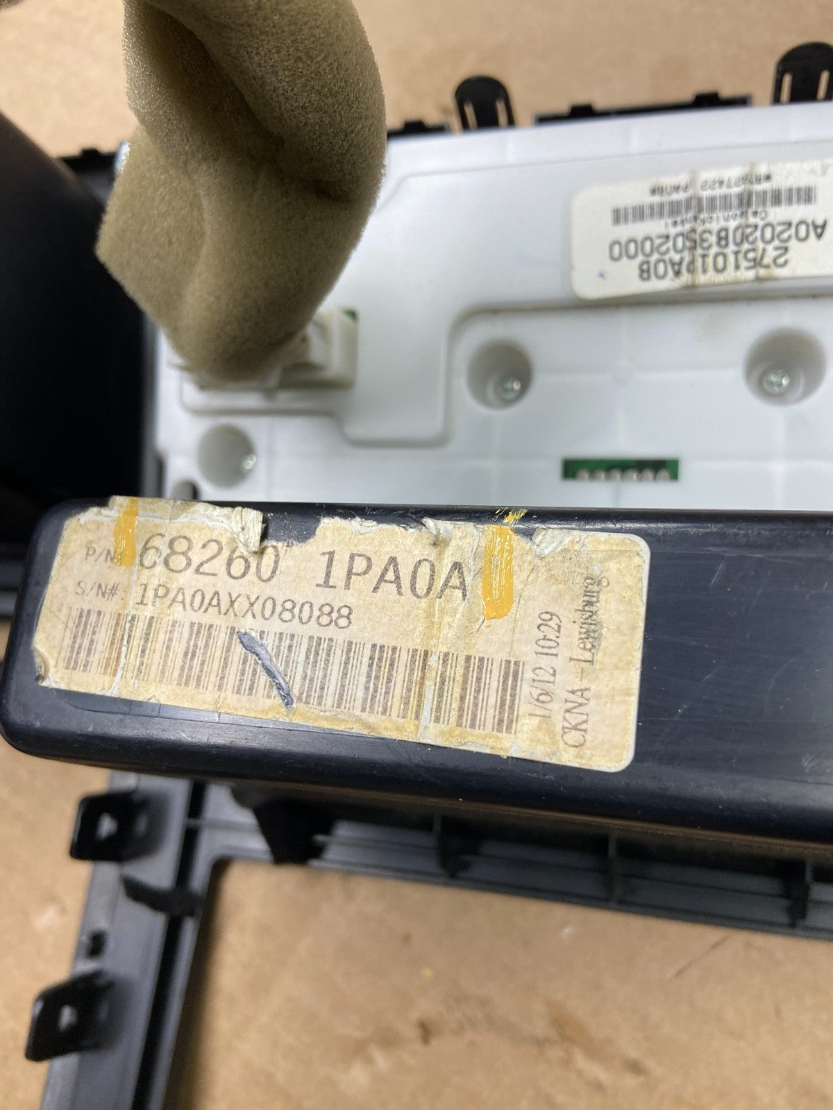 2012-2021 Nissan NV2500 NV3500 Radio Bezel Center Trim Climate Control AC6142 DG5