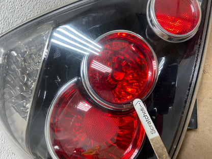 2007 to 2010 Scion TC Left+Right Set Black Tail Lights AD7924 LK3