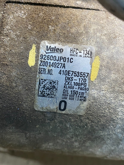 2009 to 2014 Nissan Maxima A/C AC Compressor AG3583 DG5