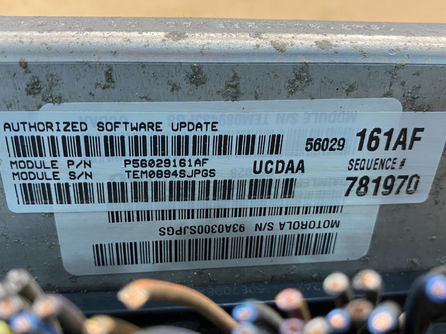 2004 Dodge RAM 1500 5.7L ECU ECM Engine Control Computer Module AE2221 DG2