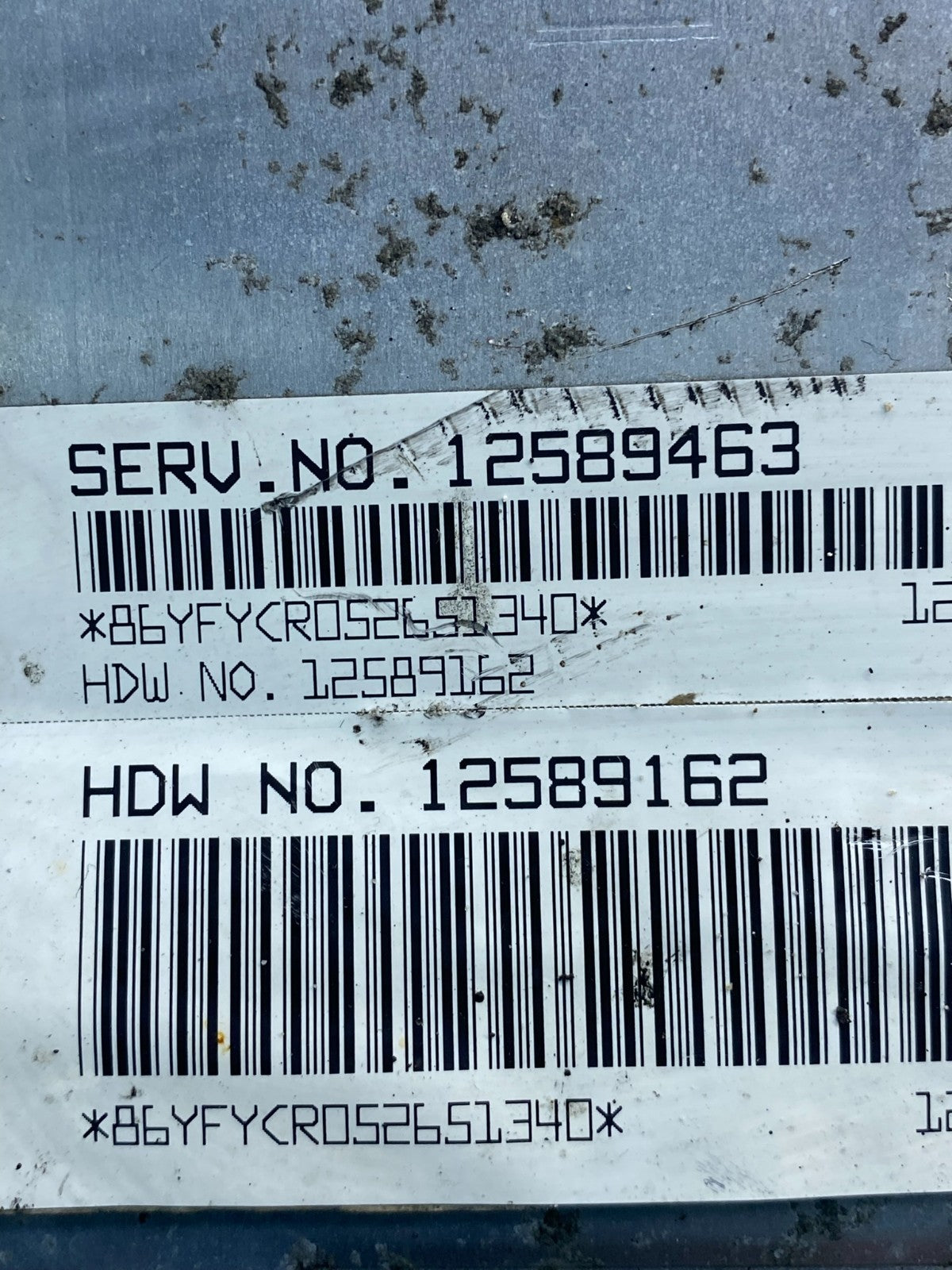 2003-2006 Chevrolet Tahoe Silverado Engine Control 12589463 ECM ECU AG9538 DW2