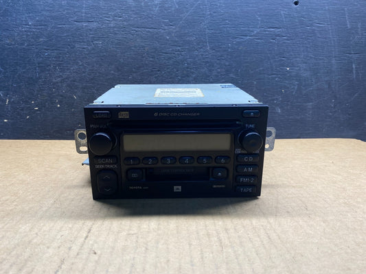 1999 to 2002 Toyota Sienna AM FM Casette Radio Receiver AH4977 DG0