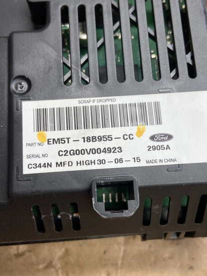 2014 2015 2016 Ford C-Max Upper Center Radio Info Display Screen AG8546 DG4