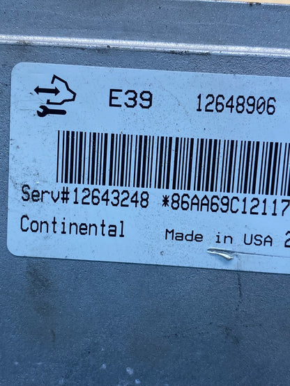 2012 Chevrolet Equinox Ecu Engine Control Module Unit Ecm 12648906 AE6269 DW2
