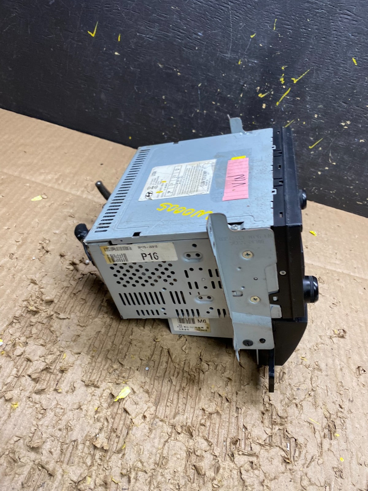 2006 to 2009 Hyundai Tucson FM Radio Single CD Player 96175-2E810 W0005 PS2