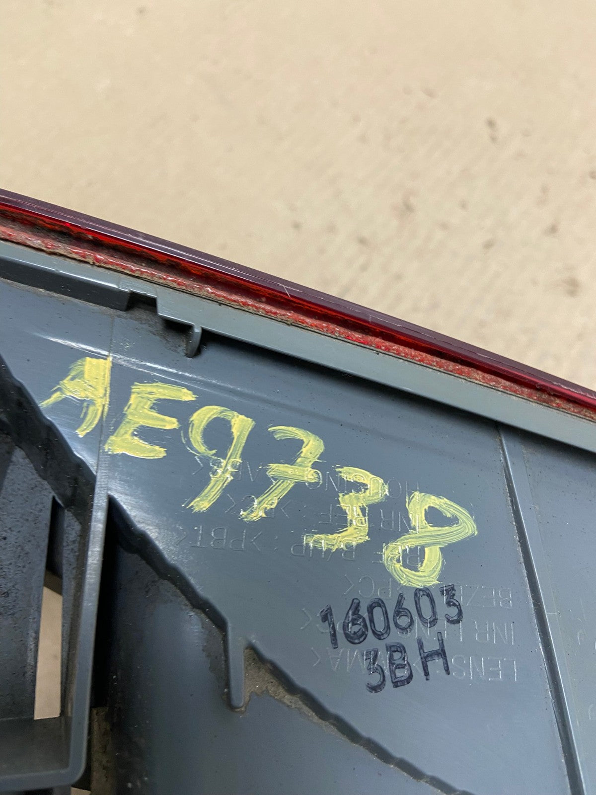 2017-2018 Hyundai Elantra Left Driver LH Side Inner Tail Light AE9738 LK6