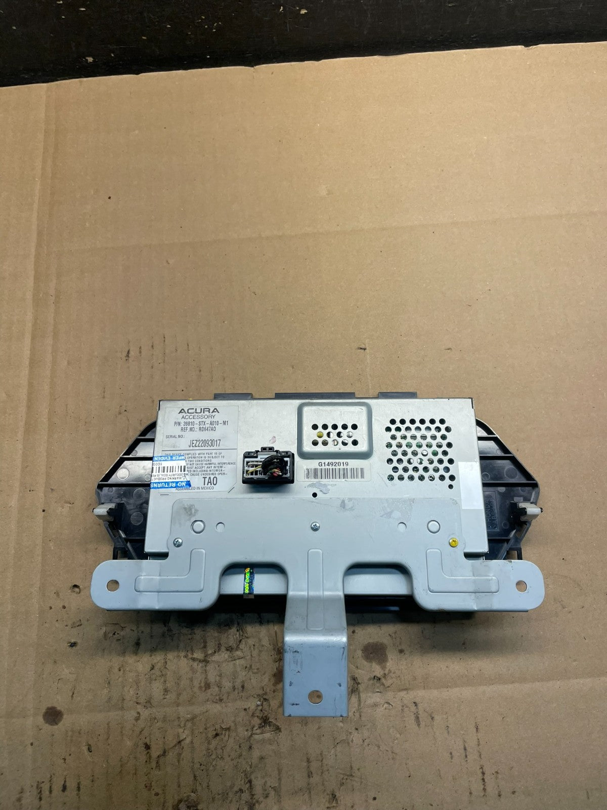 2007-2009 Acura Mdx Radio Screen Display Navi Navigation Receiver OEM w6656 DG5