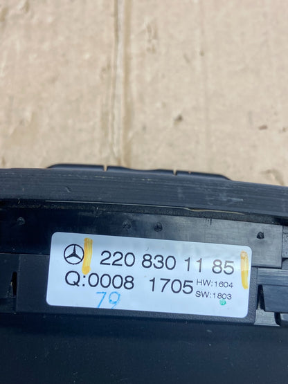 2000-2006 Mercedes S430 S500 W220 AC Heater Climate Control Trim Bezel ae3904 DG5