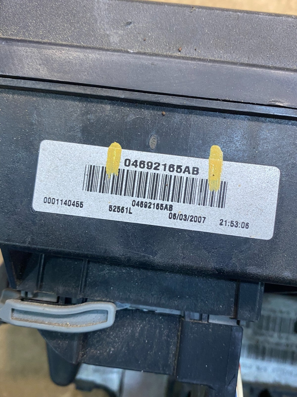 2008 Jeep Grand Cherokee Fuse Box Relay Panel 04692165ab AF7718 DG6