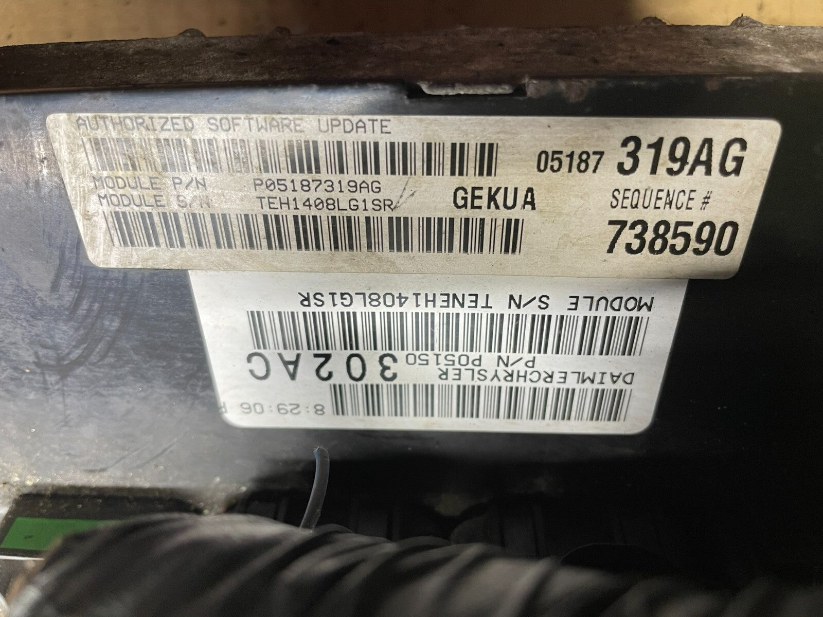 2008 Jeep Commander 3.7L Engine Computer ECM N4857 PS2