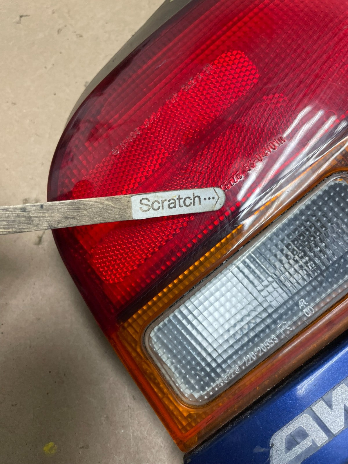 1993 to 2001 Subaru Impreza Sedan Right Passenger RH Tail Light Oem q4659 DG5