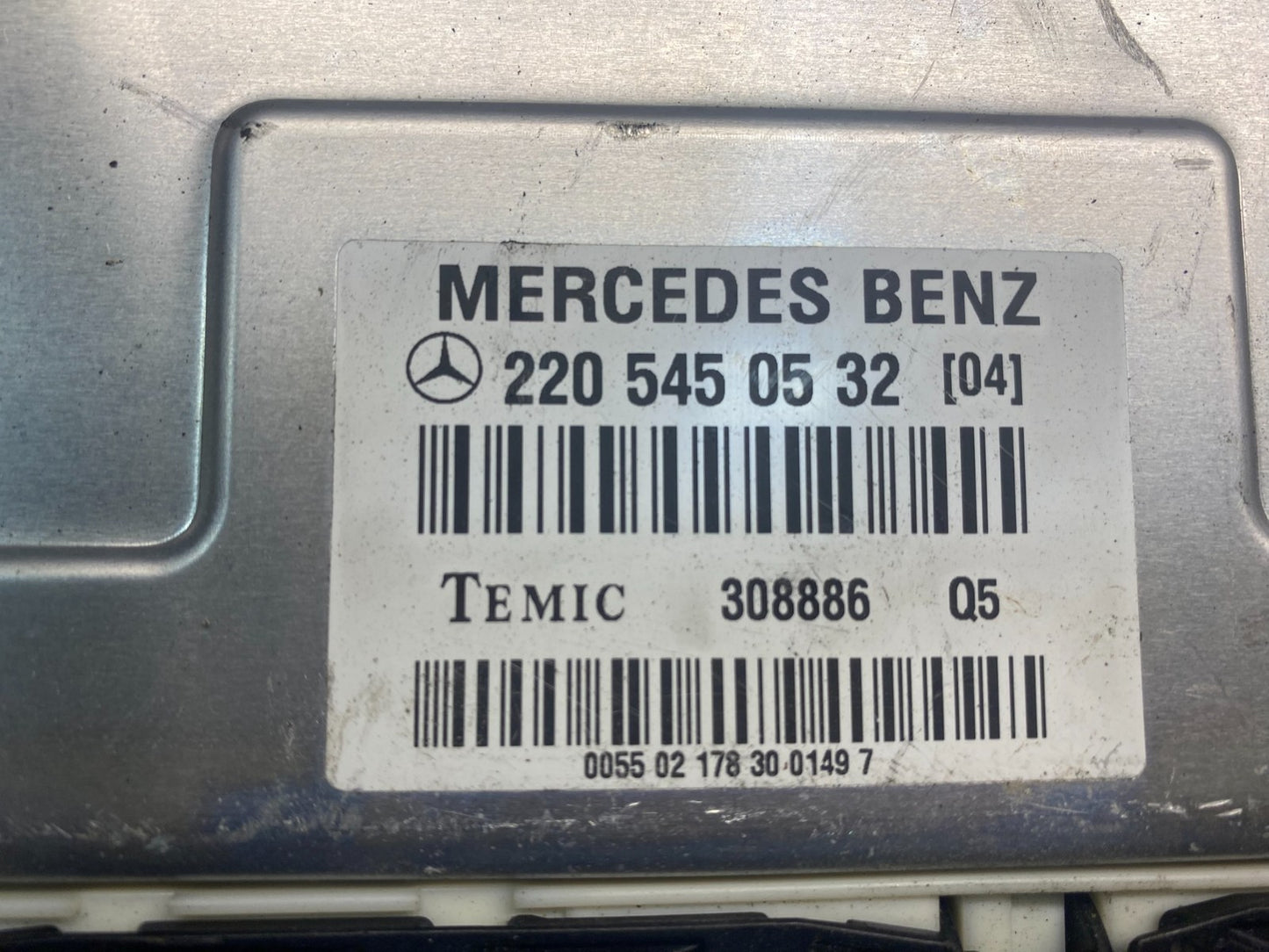 2000 to 2006 Mercedes S550 Suspension Control Unit AD0494 DG2