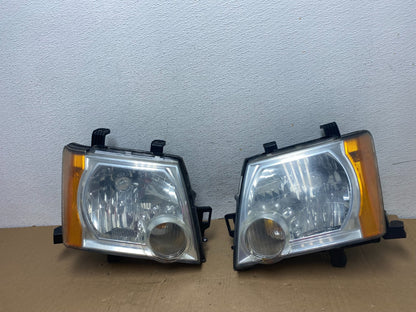 2005-2015 Nissan Xterra Driver Left+Right Side Set Headlights AD7931 DW0