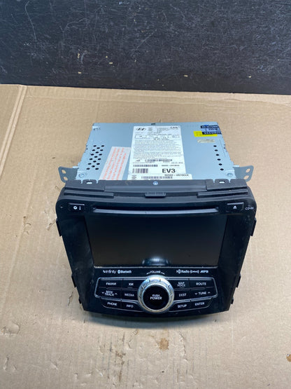 2011 to 2015 Hyundai Sonata Hybrid Radio Navigation Screen Display AE7926 DG3
