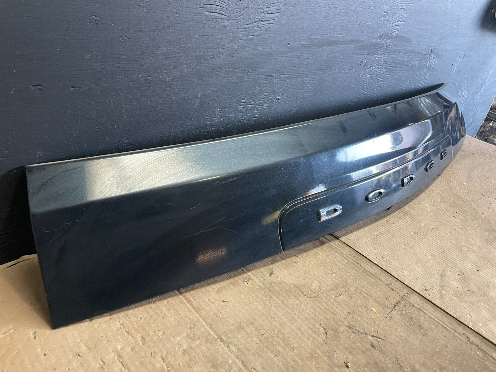 2011-2018 Dodge Grand Caravan Black Rear Tail Gate Trim Molding Panel OEM D51942