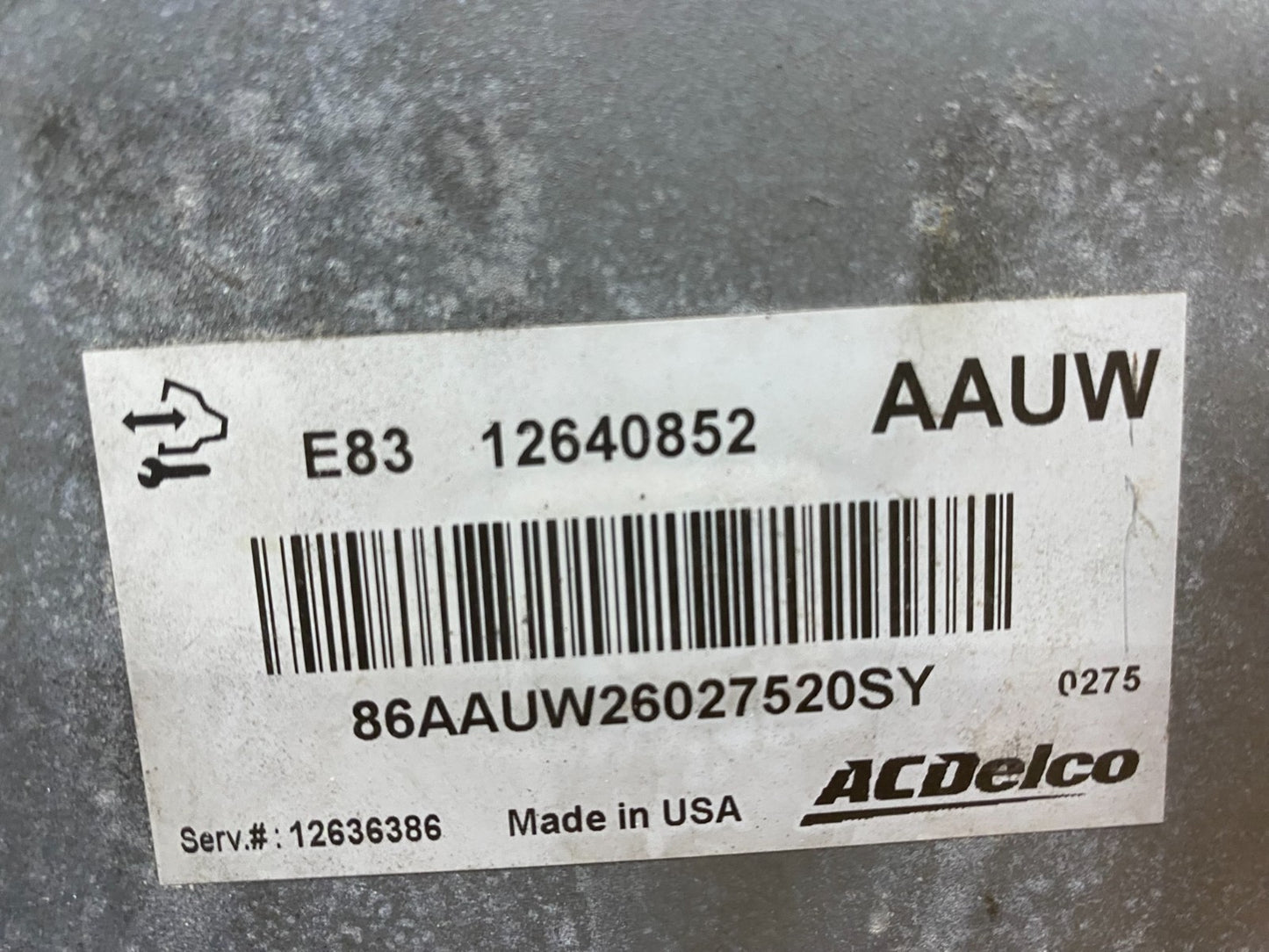 2011 Chevrolet Cruze Engine Computer Ecu Pcm Ecm Pcu Oem AC0716 DG2