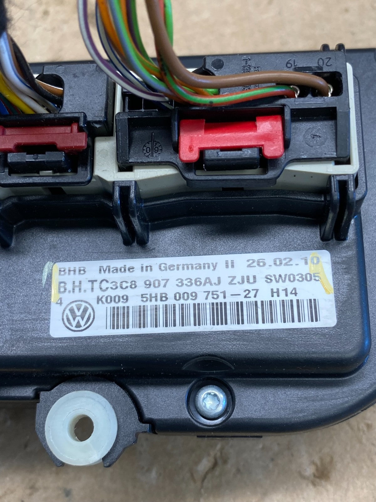 2009-2011 Volkswagen Tiguan Front Center Console Climate Control ac6698 DG5