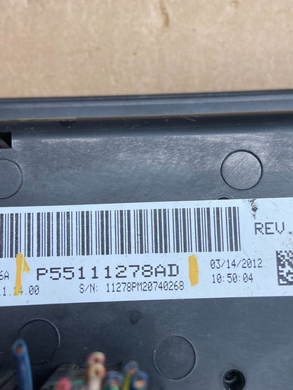 2011 to 2017 Jeep Compass Dash Climate Temperature Control Radio Bezel AI3183 DG7