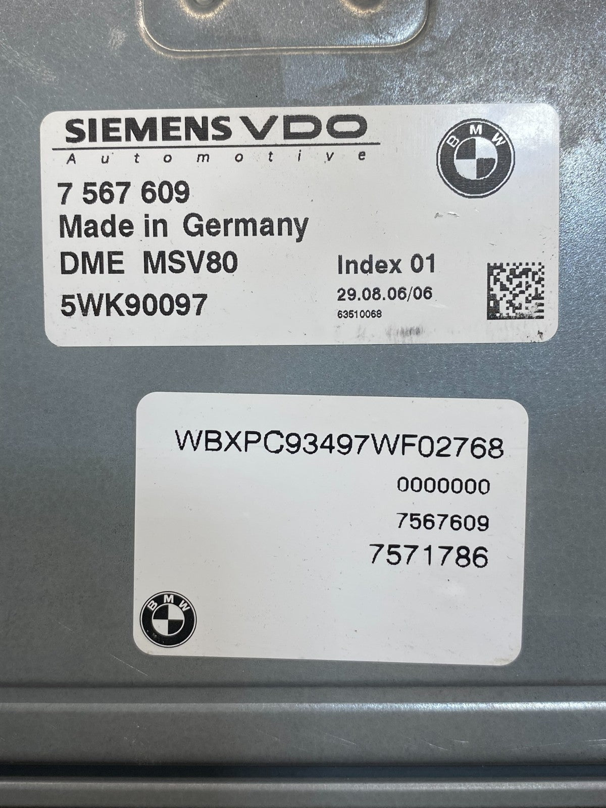 2007 to 2011 Bmw 328i X3 Ecm Ecu Engine Computer Module AH5004 DG2