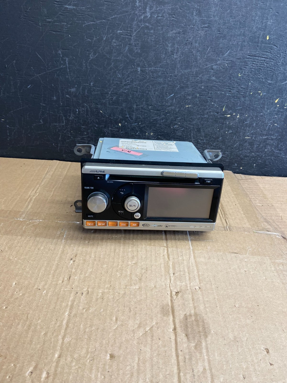 Toyota Scion PT545-21100 Alpine Radio CD Player AM FM SAT AUX AF28190