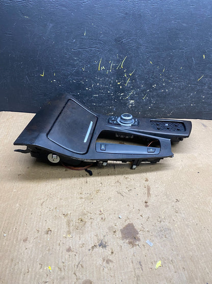 2011-2016 BMW 5 F10 Center Shifter Console Trim Cup Holder Switches OEM Z4429 DG2