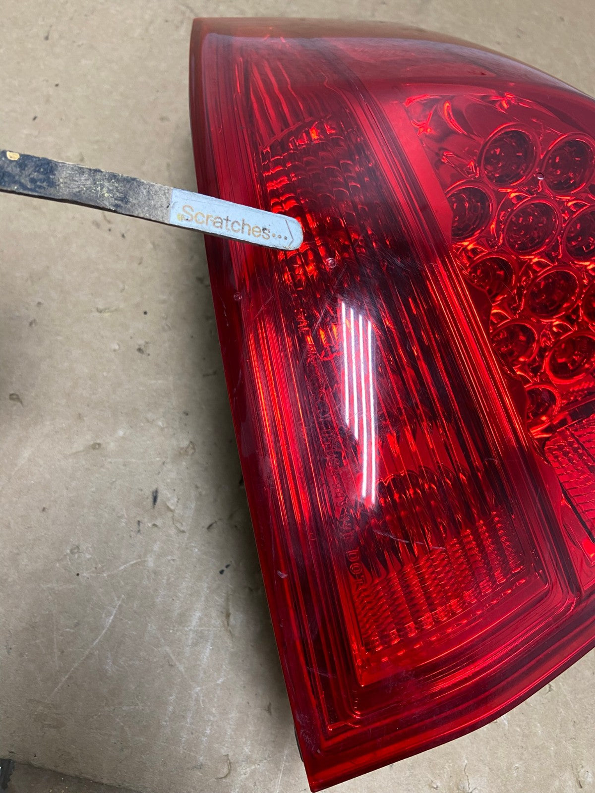 2007 2008 2009 Acura Mdx Left Driver Lh Side Tail Light AI3709 LK3