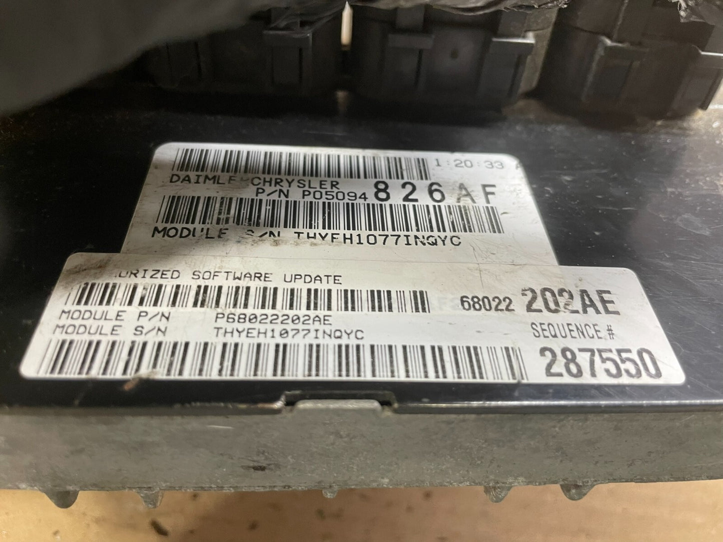 2007 Chrysler Pacifica 4.0L Engine Control ECM P68022202AE n7299 DG2