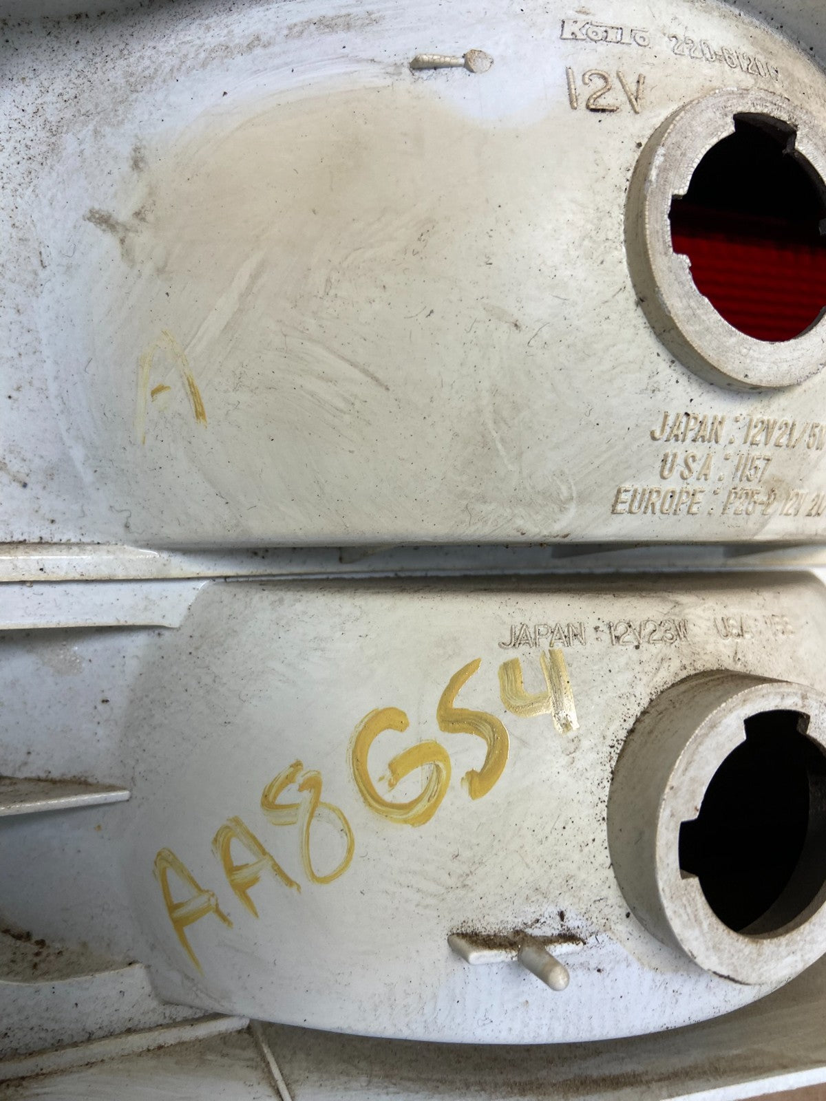 1986 to 1989 Mazda RX7 RX-7 Left Driver LH Side Tail Light AA8654 LK7