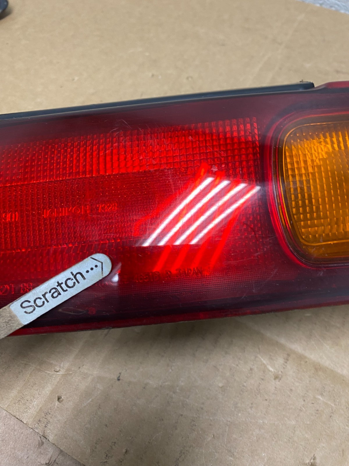 1992 to 1997 Subaru SVX  Passenger Right Rh Side Tail Light O49933