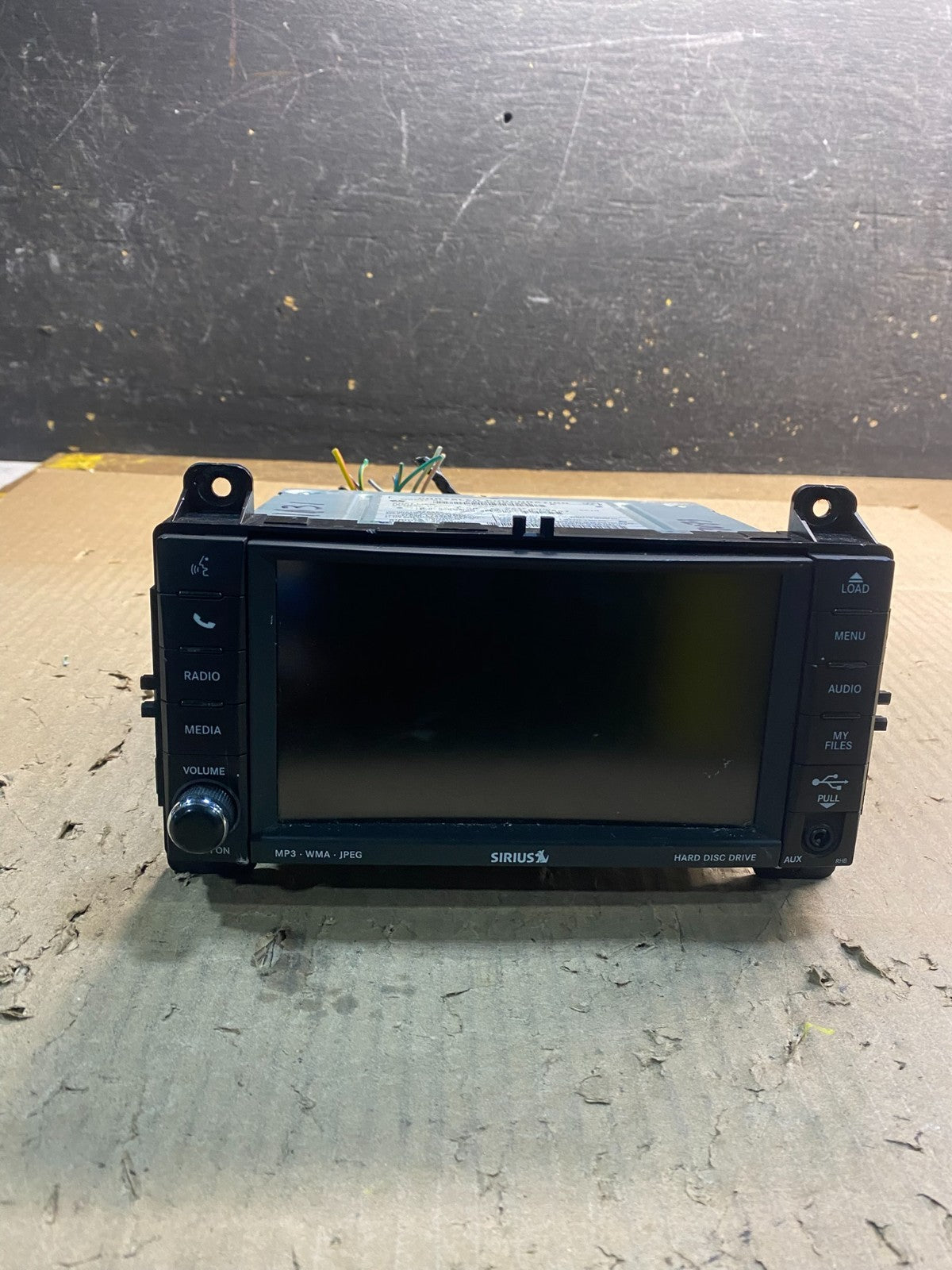 2011 Jeep Grand Cherokee Media Satellite Radio Screen Display Z5380 DG0