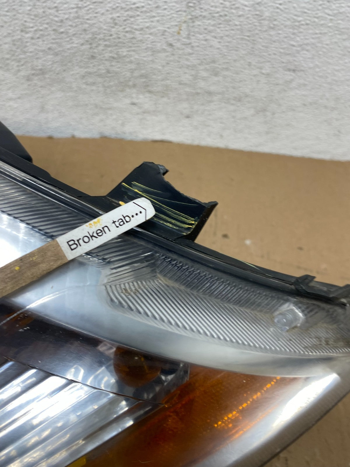 2007 2008 2009 2010 Ford Edge Headlight Left Driver Halogen AD8096 DW4