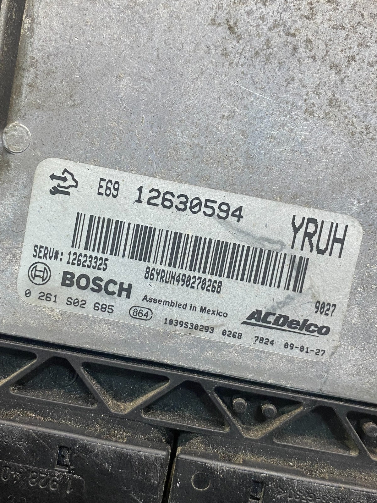 2008 2009 GMC Acadia Traverse Engine Control Unit Module ECM ECU AH4855 DW2