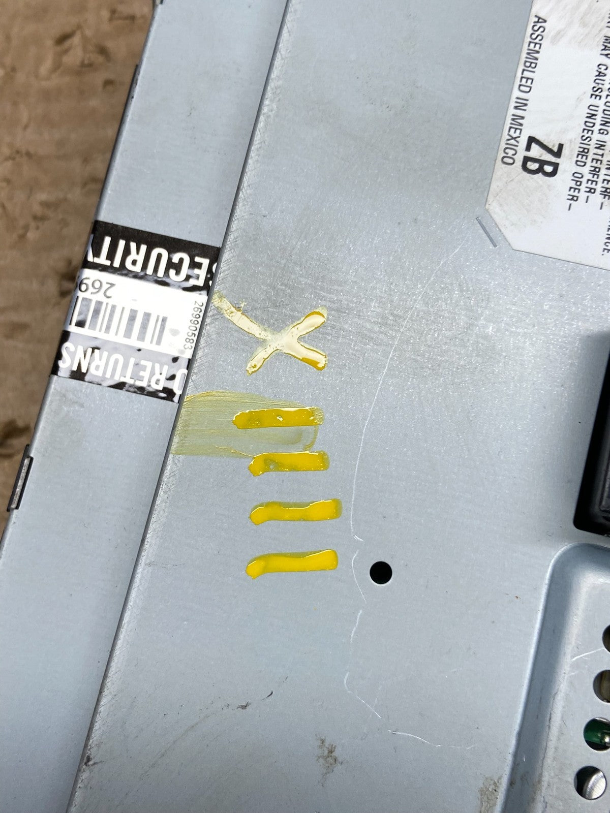2007 to 2009  Acura RDX Radio Audio Navigation Display Screen x1111 DG7