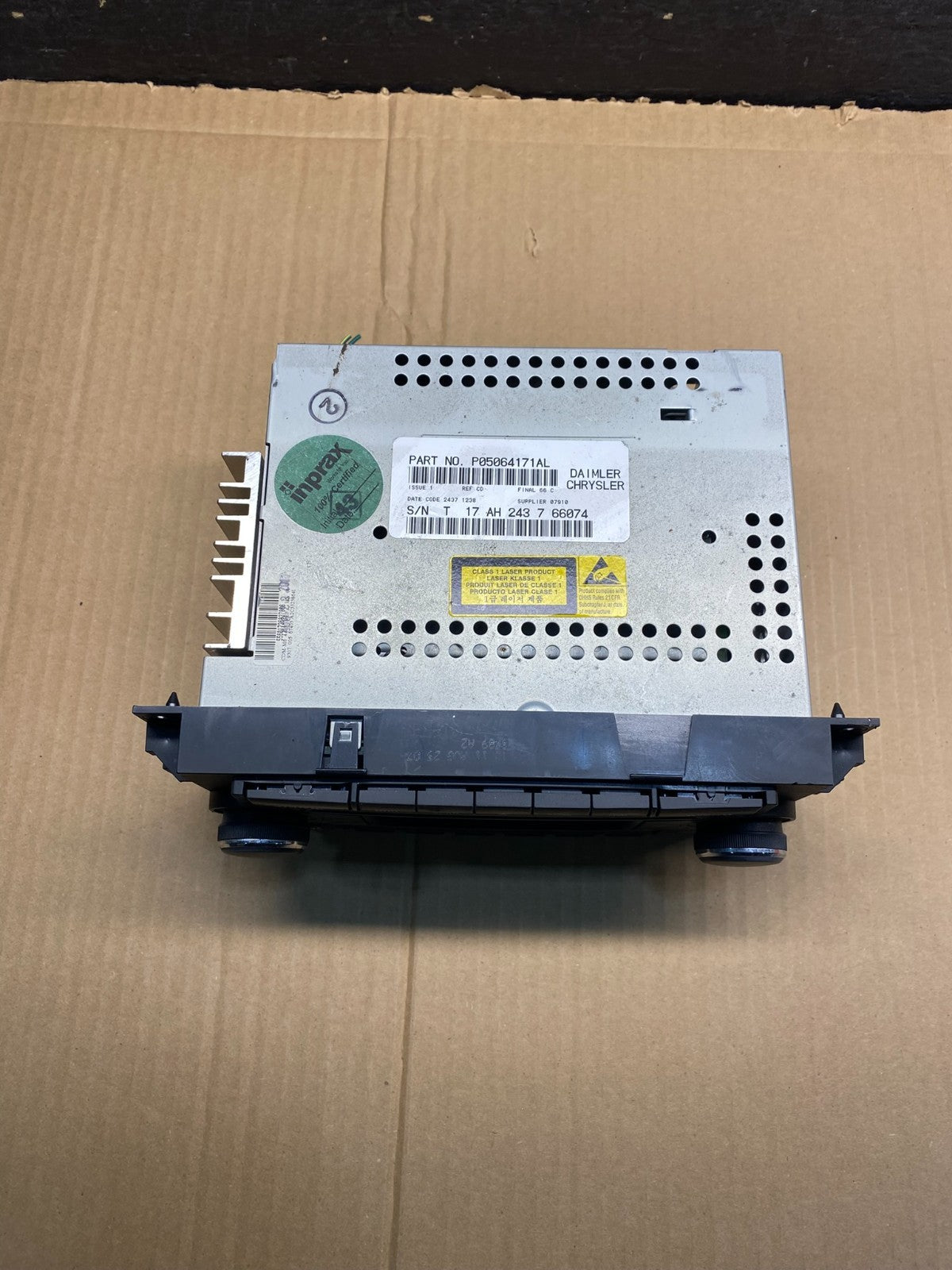 2007-2012 Chrysler Dodge Jeep Ram Radio CD MP3 AUX Receiver AI0193 DG3