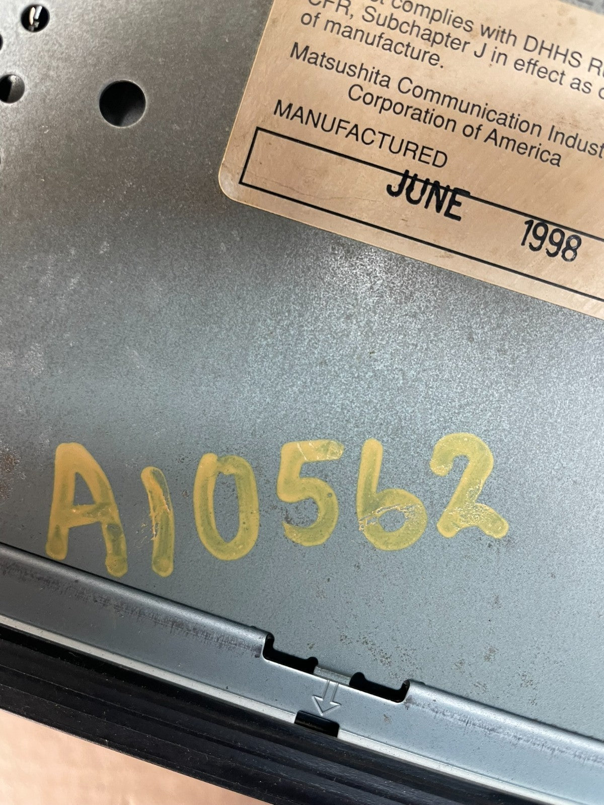 1998 1999 2000 Honda Accord Stereo Radio Receive AM FM CD AI0562 DG10