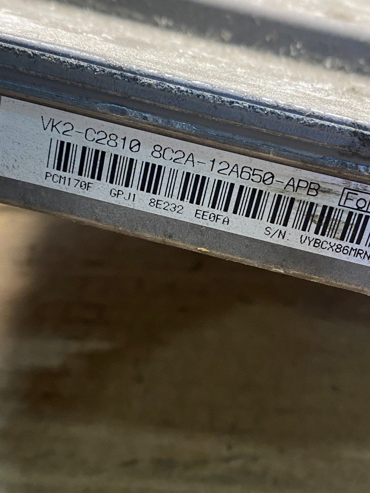 2008 Ford Van E-Series 5.4L Engine Control Module 8C2A-12A650-APB ECU AF7690 DG2