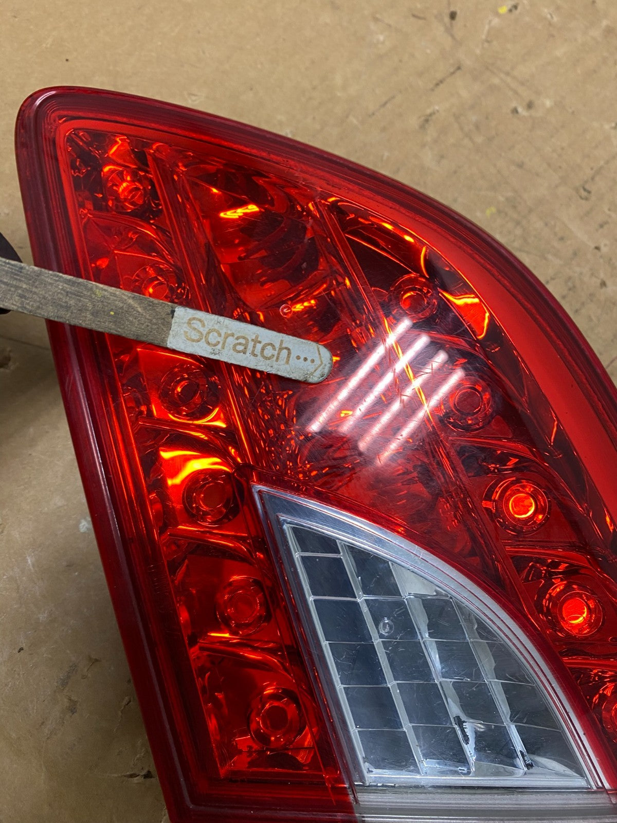 2013 2014 2015 Nissan Sentra Led Right Passenger Inner Tail Light V4908 DW3