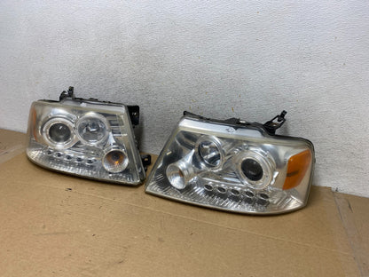 2004 to 2008 Ford F150 F-150 Left+Right Set Side LED Headlights AH7757 DG2