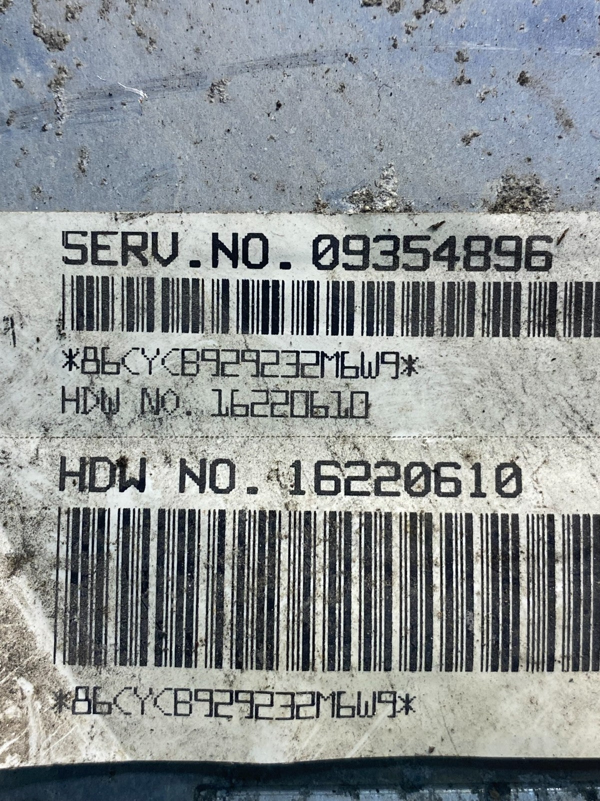 1999 2000 Chevrolet Silverado Engine Control Module ECM ECU 09354896 ah1717 DG2