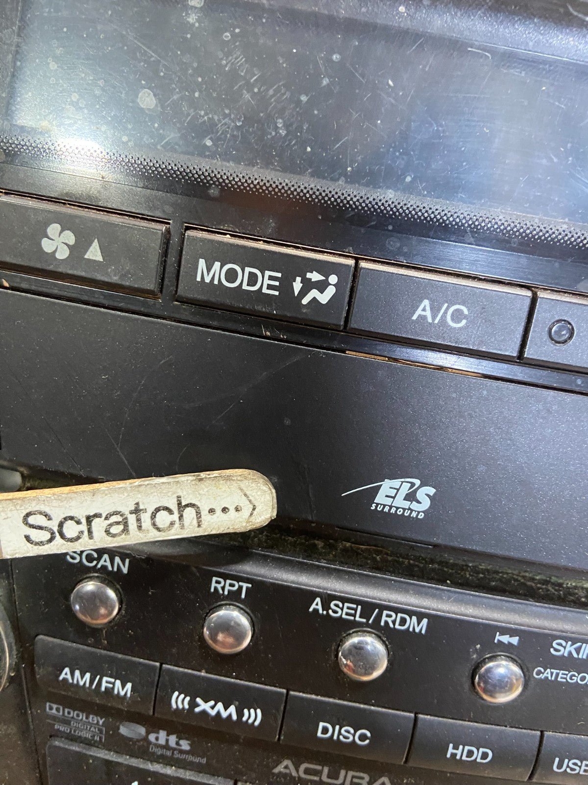 2010 to 2013 Acura Mdx Radio Stereo 6 CD Player Climate Control Pan OEM z8755 DG3