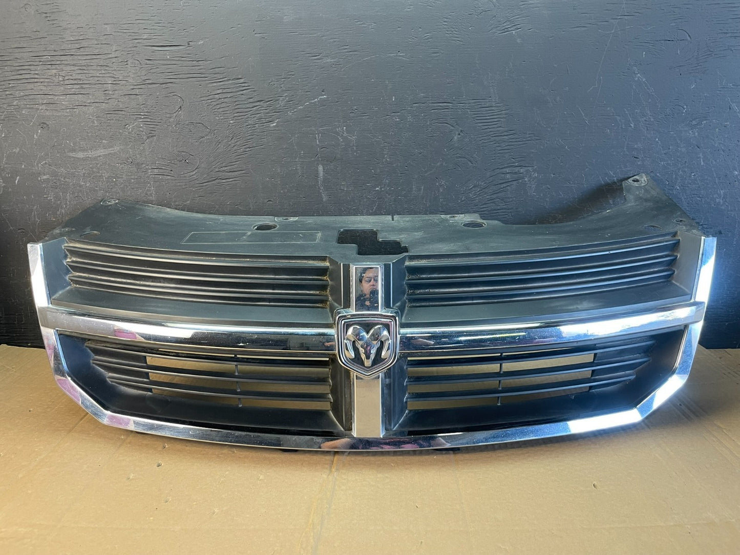 2008 2009 2010 Dodge Avenger Front Upper Chrome Grill Grille ac9711 DG0