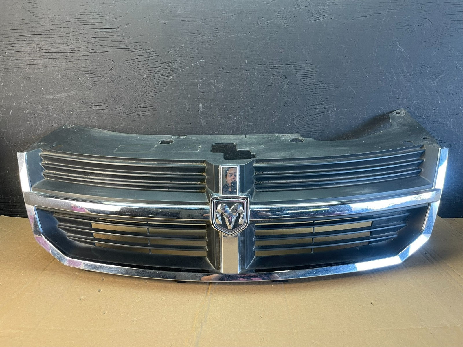 2008 2009 2010 Dodge Avenger Front Upper Chrome Grill Grille ac9711 DG0