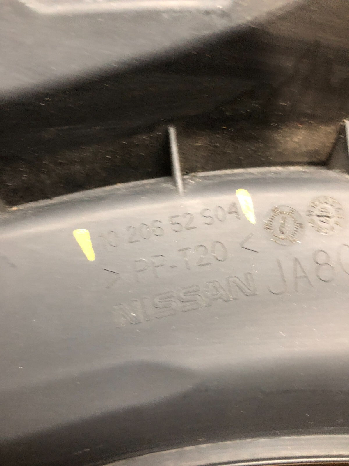 2007 to 2011 Nissan Altima 2.5L HYBRID Air Duct Tube Resonator OEM G59824