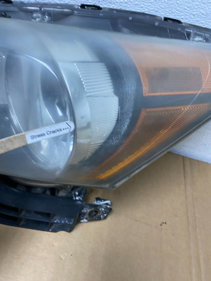 2008 to 2012 Honda Accord Sedan Headlight Left Driver Lh Side AD2676 DW4